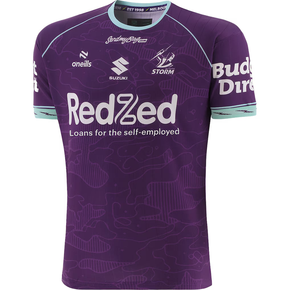 2026 Melbourne Storm Training Tee (Purple)