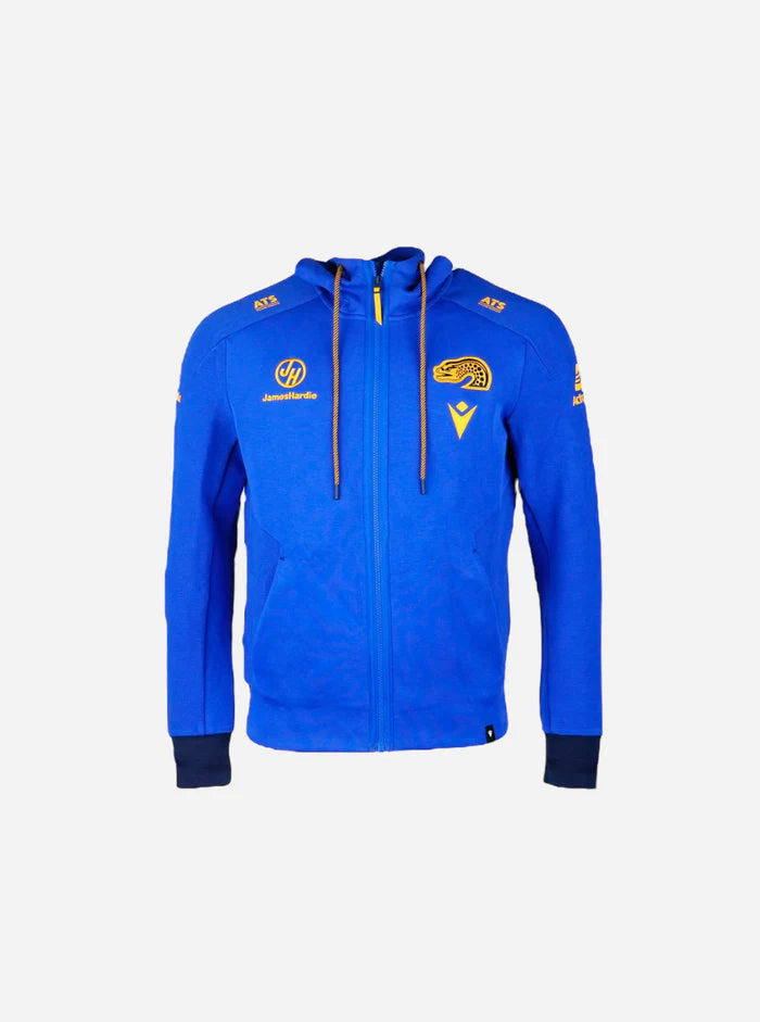 2025 Parramatta Eels Travel Zip Hoodie - Mens (Electric Blue)