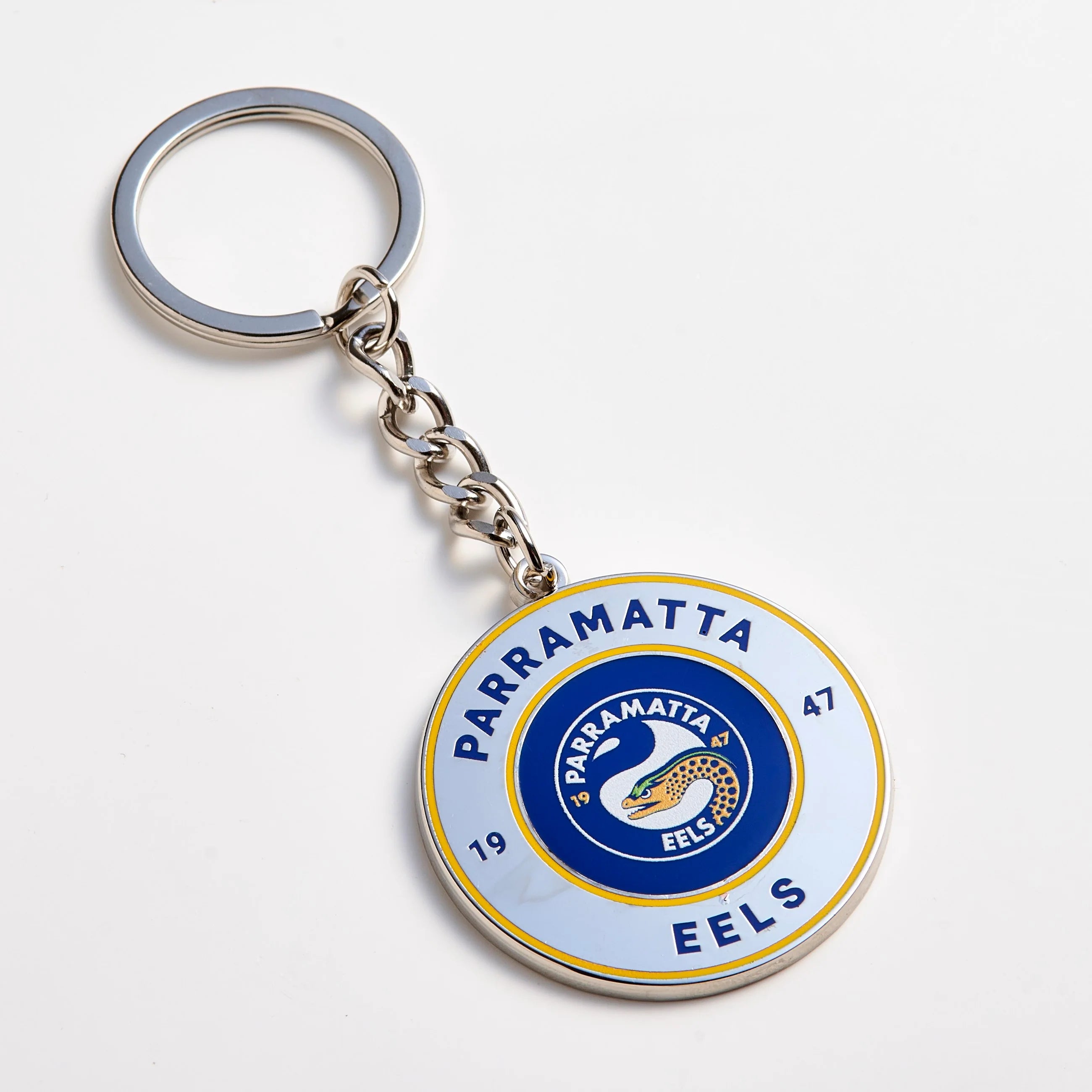 Eels Round Keyring