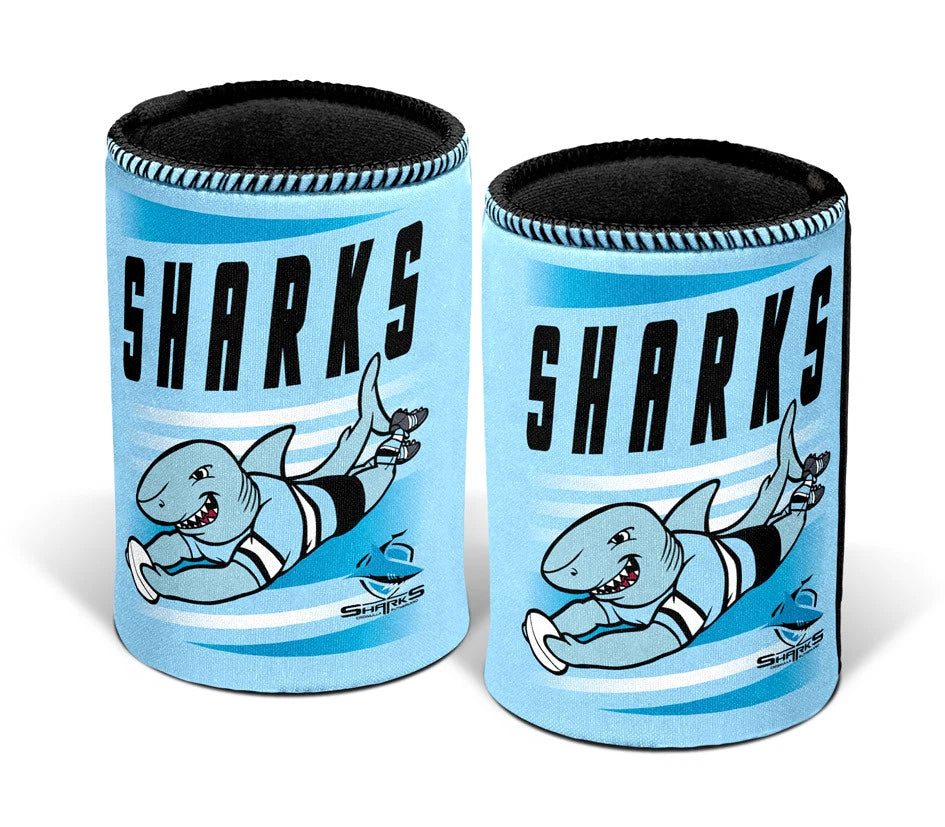 Cronulla Sharks Can/Stubby Holder (RETRO)