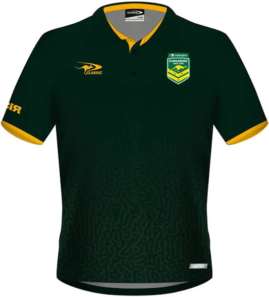 2026 Australian Kangaroos Team Polo (Green)