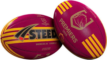 Brisbane Broncos Premeirs Ball Size 5