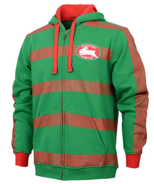 South Sydney Rabbitohs Retro Zip Hoodie
