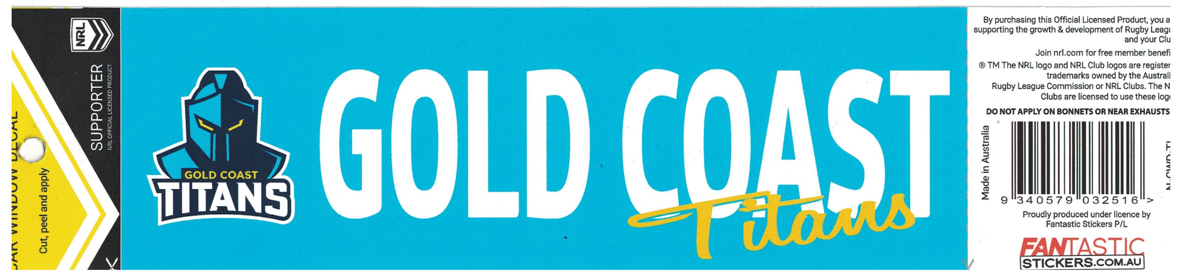 Titans Car Window Sticker