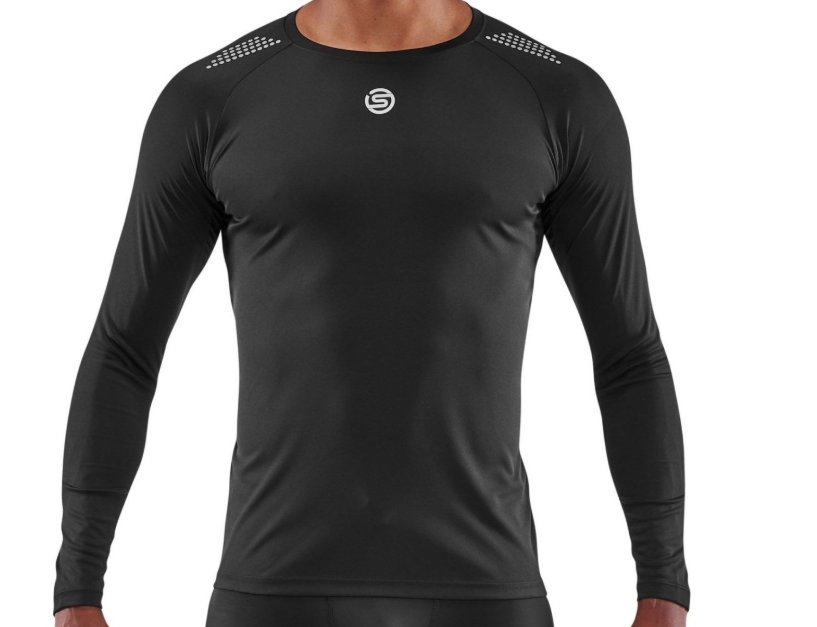 Skins Series 3 Men's Long Sleeve Top (Black)