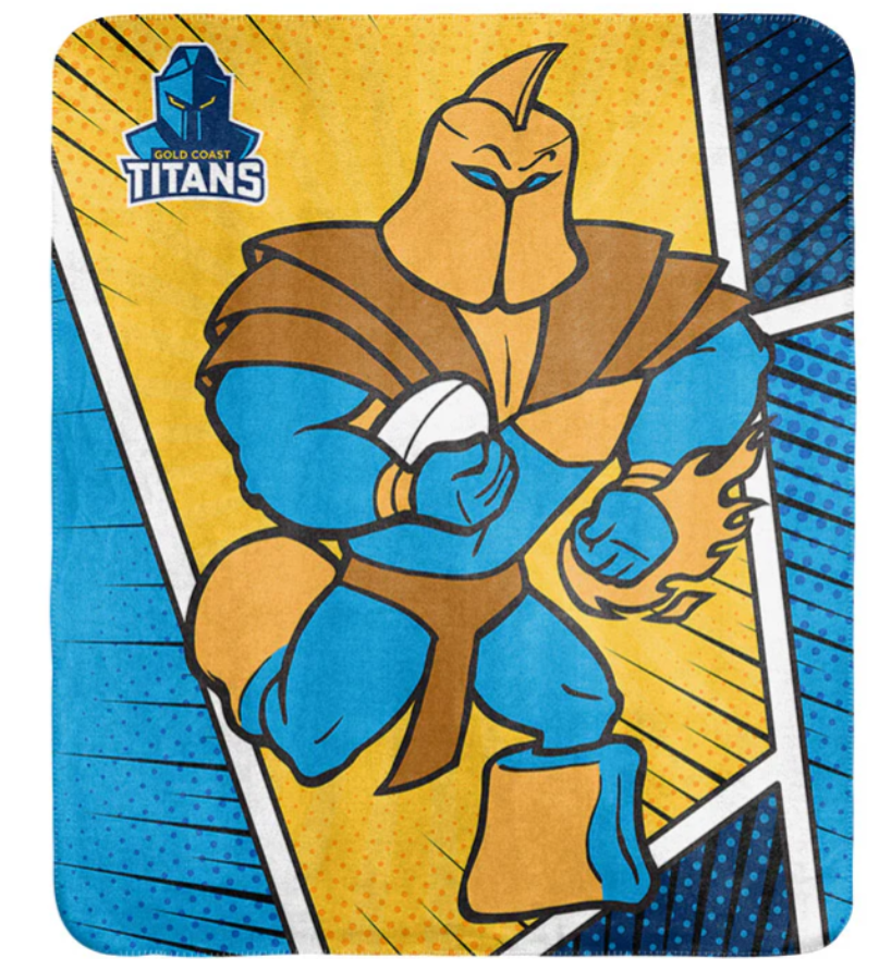 Titans Coral Fleece Rug