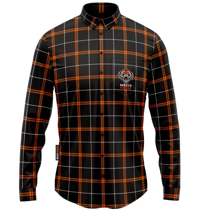 Wests Tigers Mustang Flannel Shirt