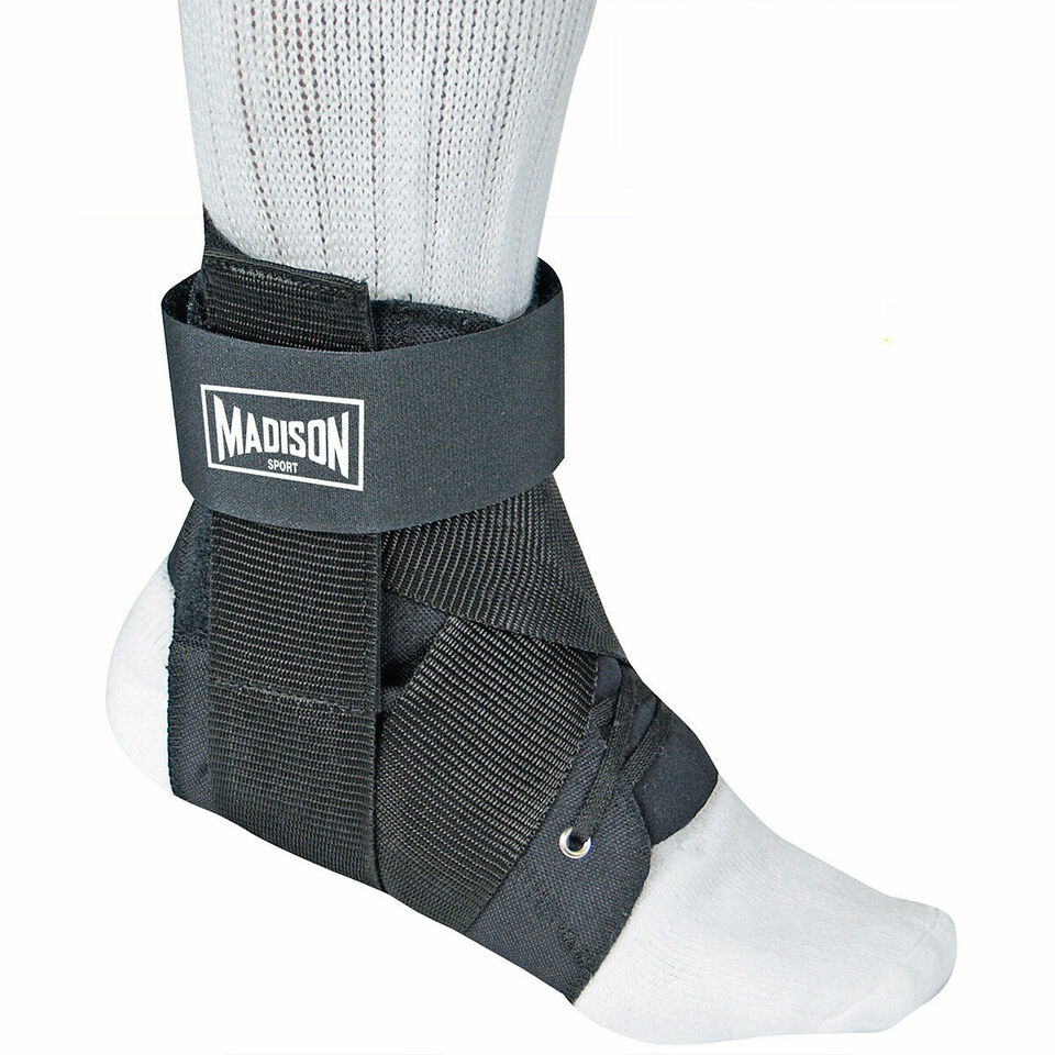Madison Sport First Aid Heat Therapy Support Pro Ankle Stabilizer (in Black or Pink)