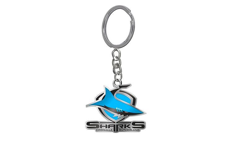 Sharks Logo Keyring