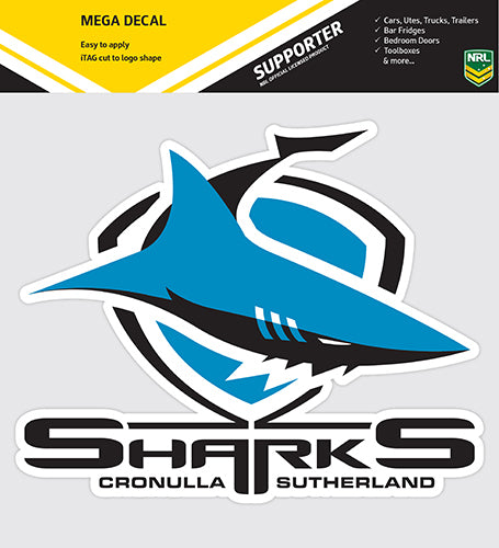Sharks Mega Sticker