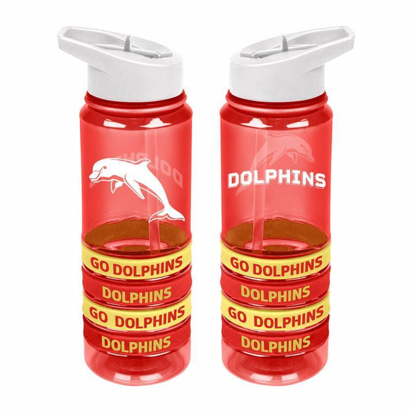 Dolphins Drink Bottle w/ Bands