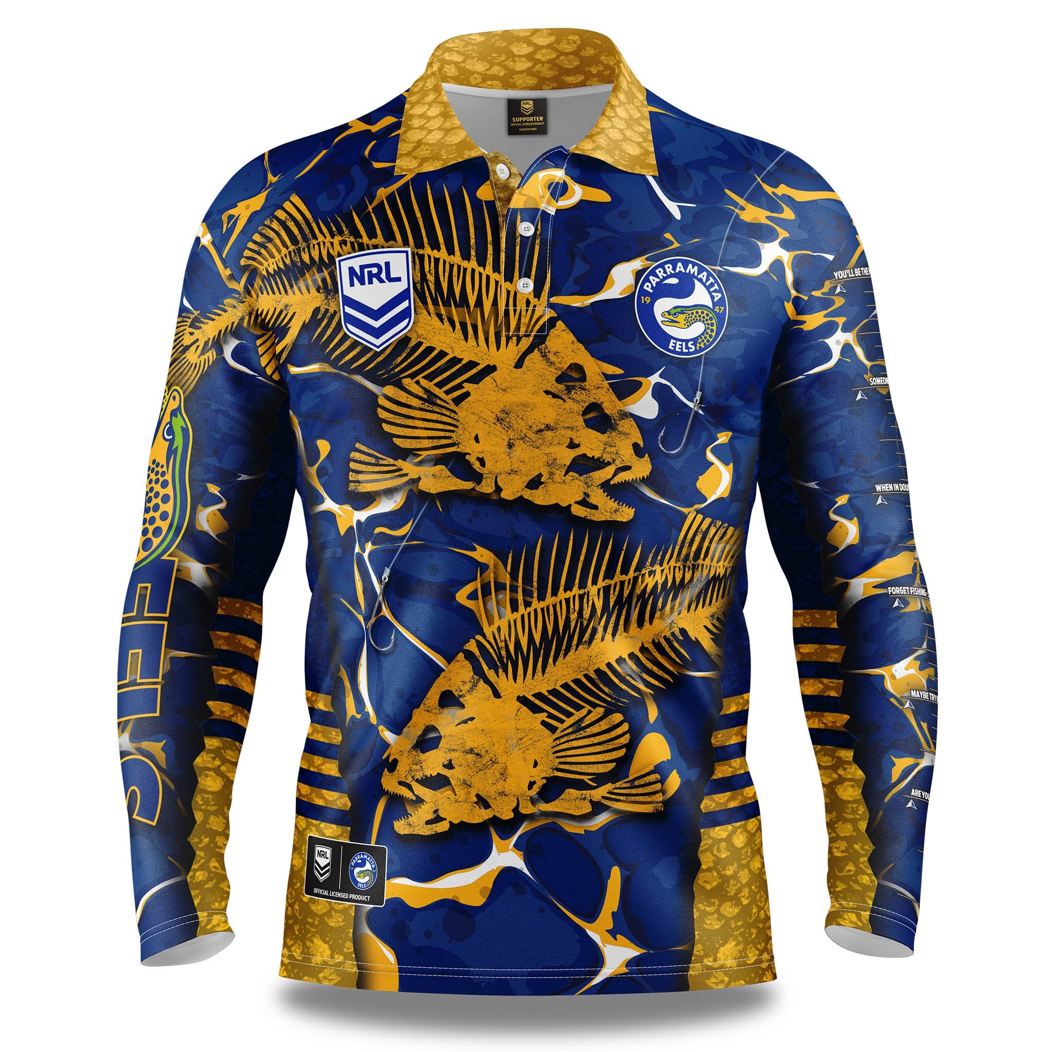 Eels "Skeletor" Fishing Shirt