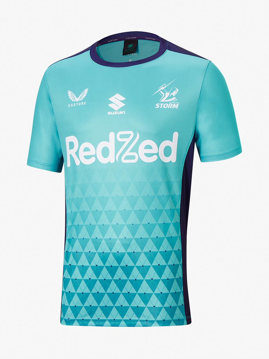 Melbourne Storms Training Tee-Kids (Turquoise)