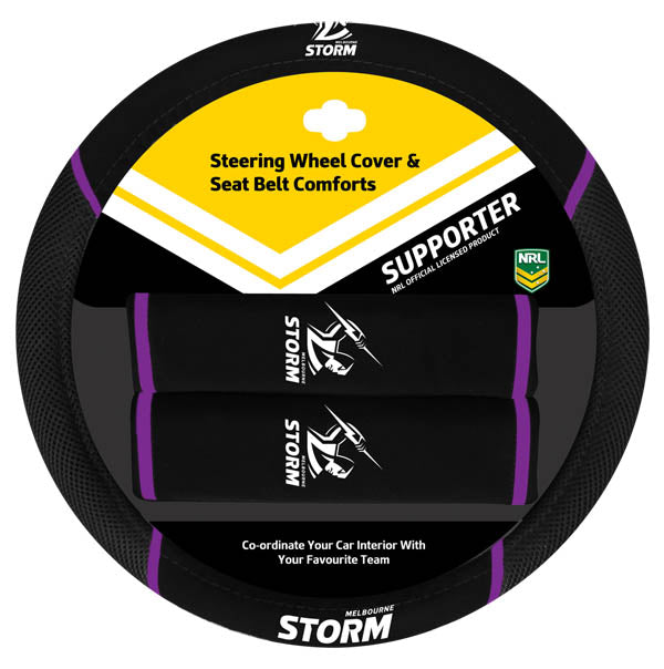 Storm Steering Wheel & Seat Belt Cover