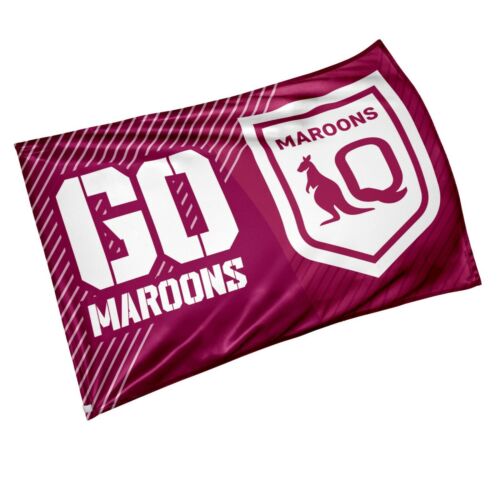 QLD Maroons State of Origin Game Day Flag