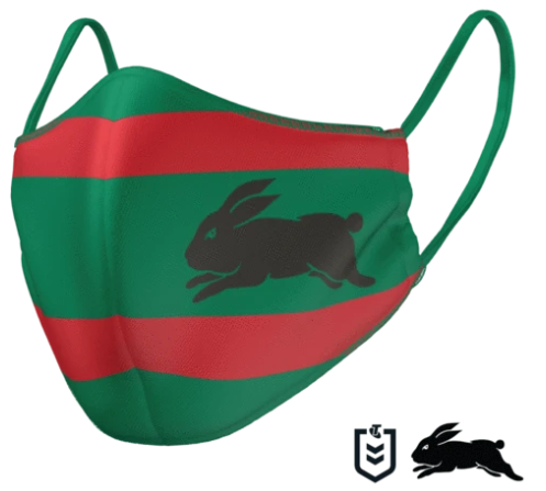 Rabbitohs Face Mask - Reversible