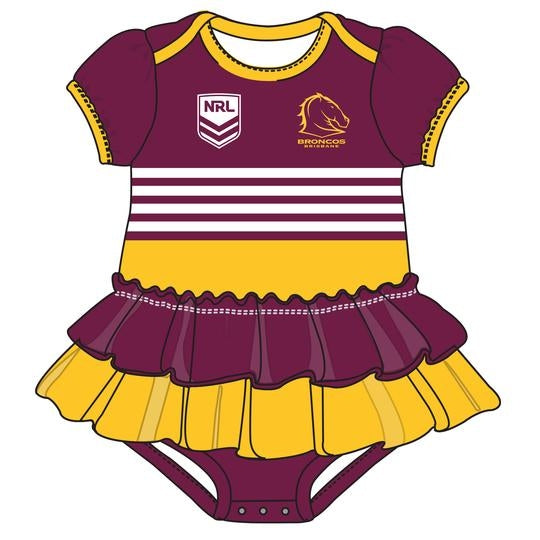 Broncos Footy Suit - Girls