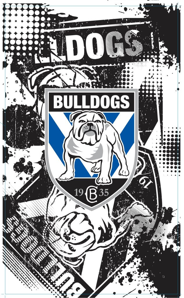 Bulldogs Cape Flag (90cm x 150cm)