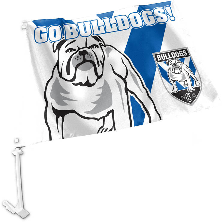 Bulldogs Car Flag