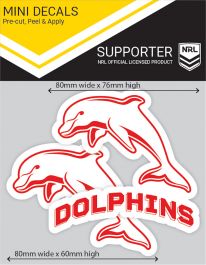 Dolphins Mini Decal