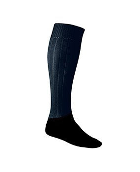 Plain Black Team Footy Socks