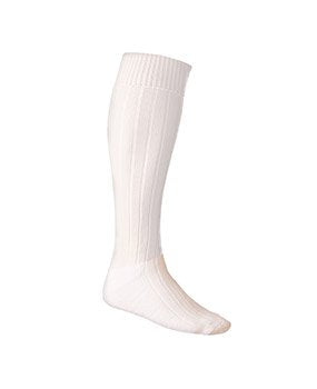 Plain White Team Footy Socks