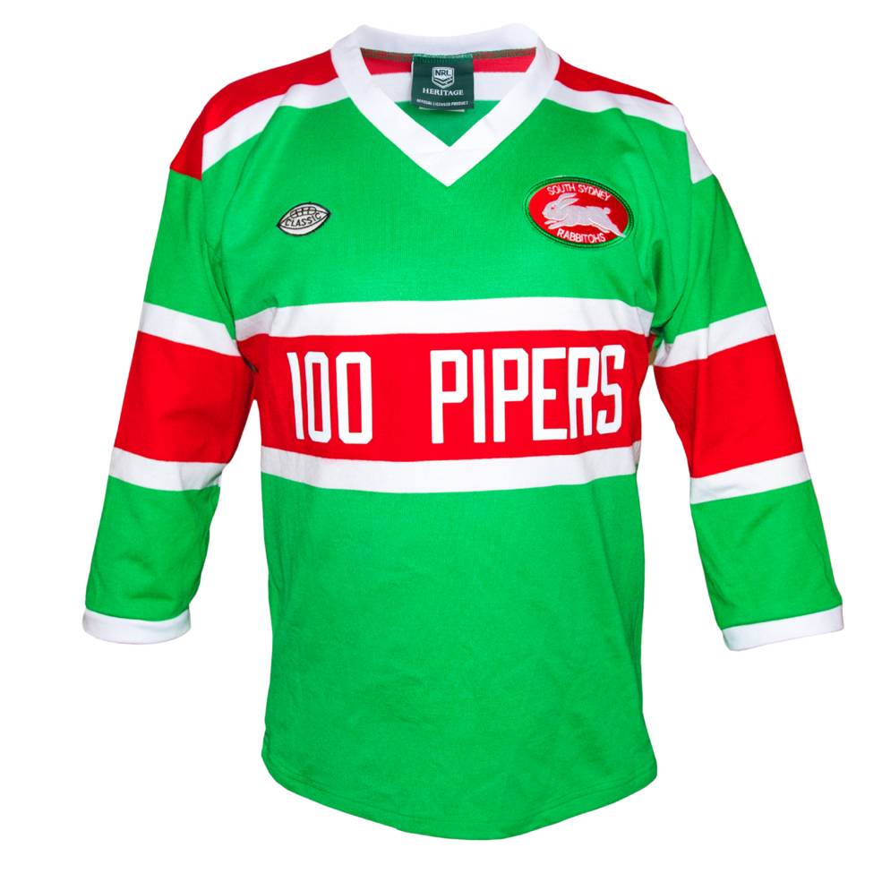1982 South Sydney Rabbitohs Pipers Retro Jersey