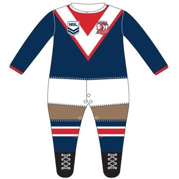 Roosters Footy Suit (Full Length)