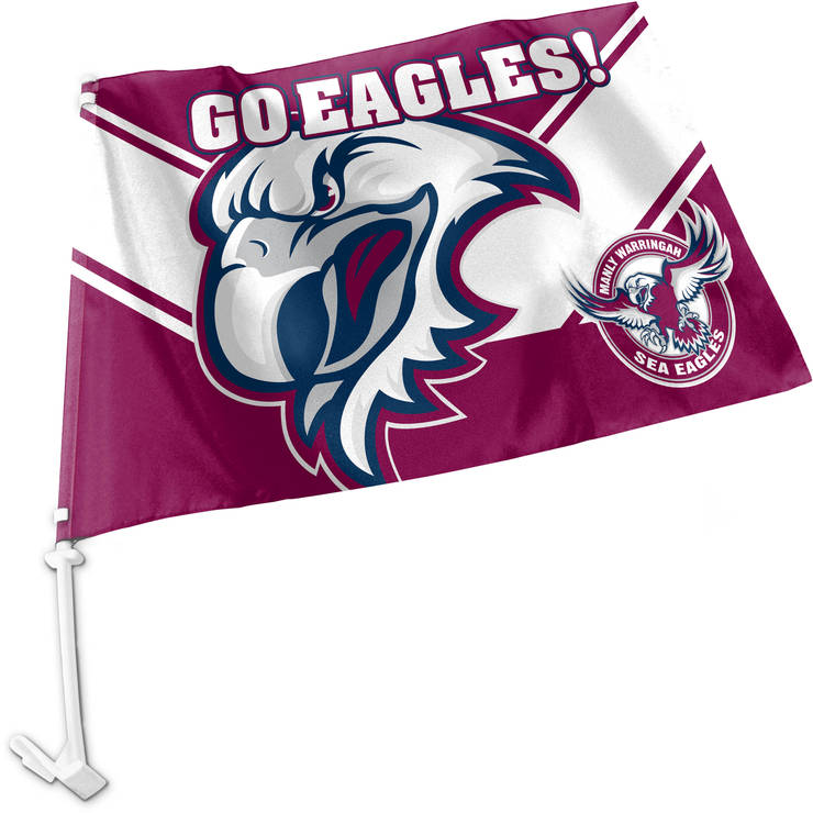 Sea Eagles Car Flag