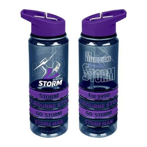 Melbourne Storm Drink Bottle w/ Wrist Bands