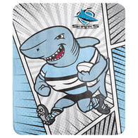 Sharks Coral Fleece Rug