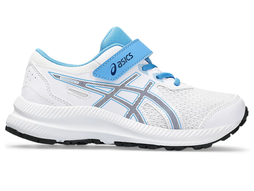 Asics Contend 8 PS (White/Blue Expanse)