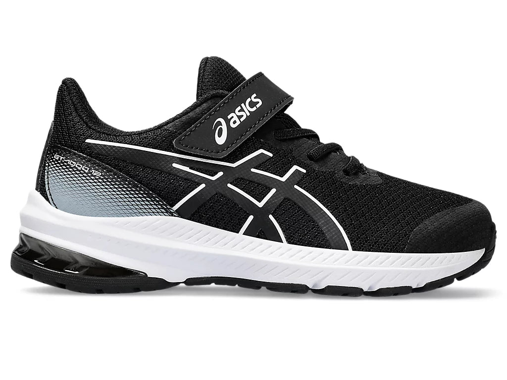 Asics Kids GT-1000 12 PS (Black-White)