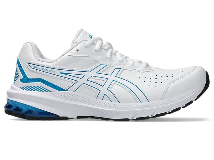 Asics GT 1000 LE [4E Extra Wide] - White/Aegean Blue (1131A060-122)