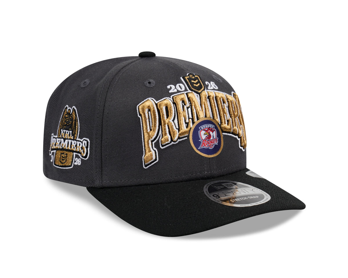 PREORDER: 2026 Sydney Roosters New Era Premiers Cap (Due instore between 15/10/26 - 16/10/26)