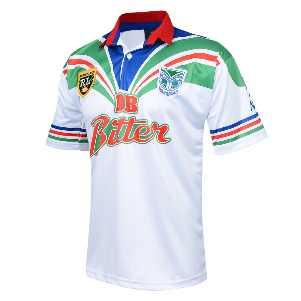 1995 Auckland Warriors Retro Away Jersey (White) (Pre Sale - In Store 21 Sept)