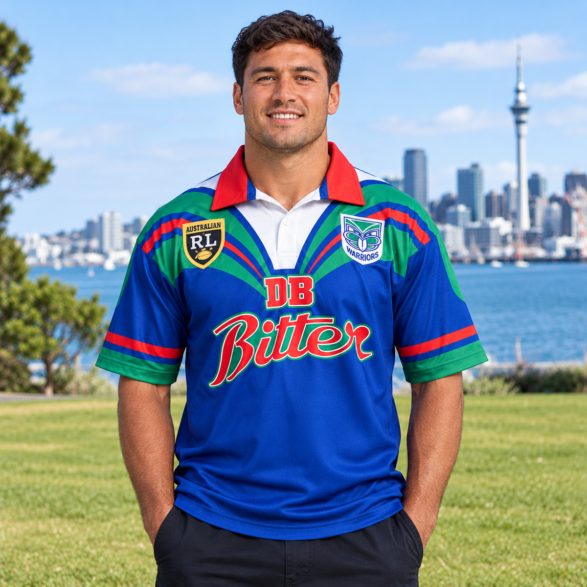 1995 Auckland Warriors Retro Home Jersey (Pre Sale - In Store 21 Sept)