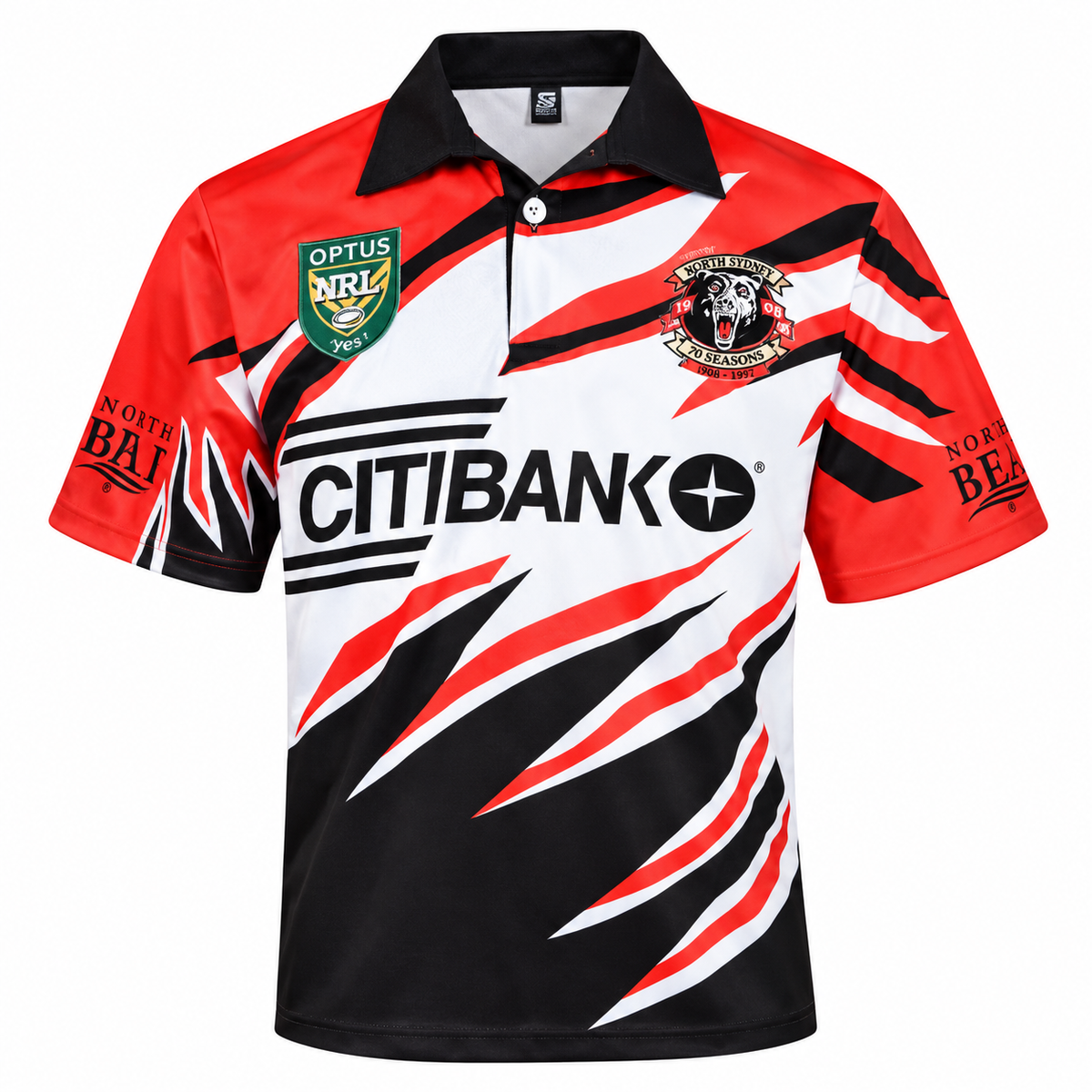 1997 North Sydney Bears Retro Jersey