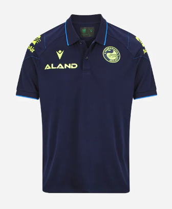 2024 Parramatta Eels Travel Polo - Kids (Navy)