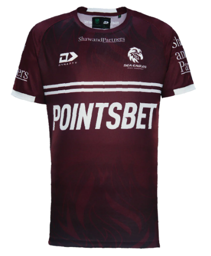 2024 Manly-Warringah Sea Eagles Training Tee (Maroon)