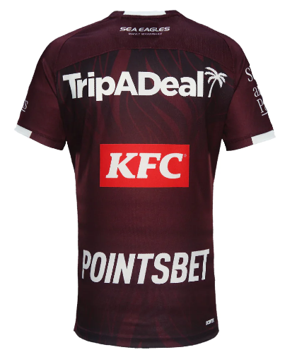 2024 Manly-Warringah Sea Eagles Training Tee (Maroon)