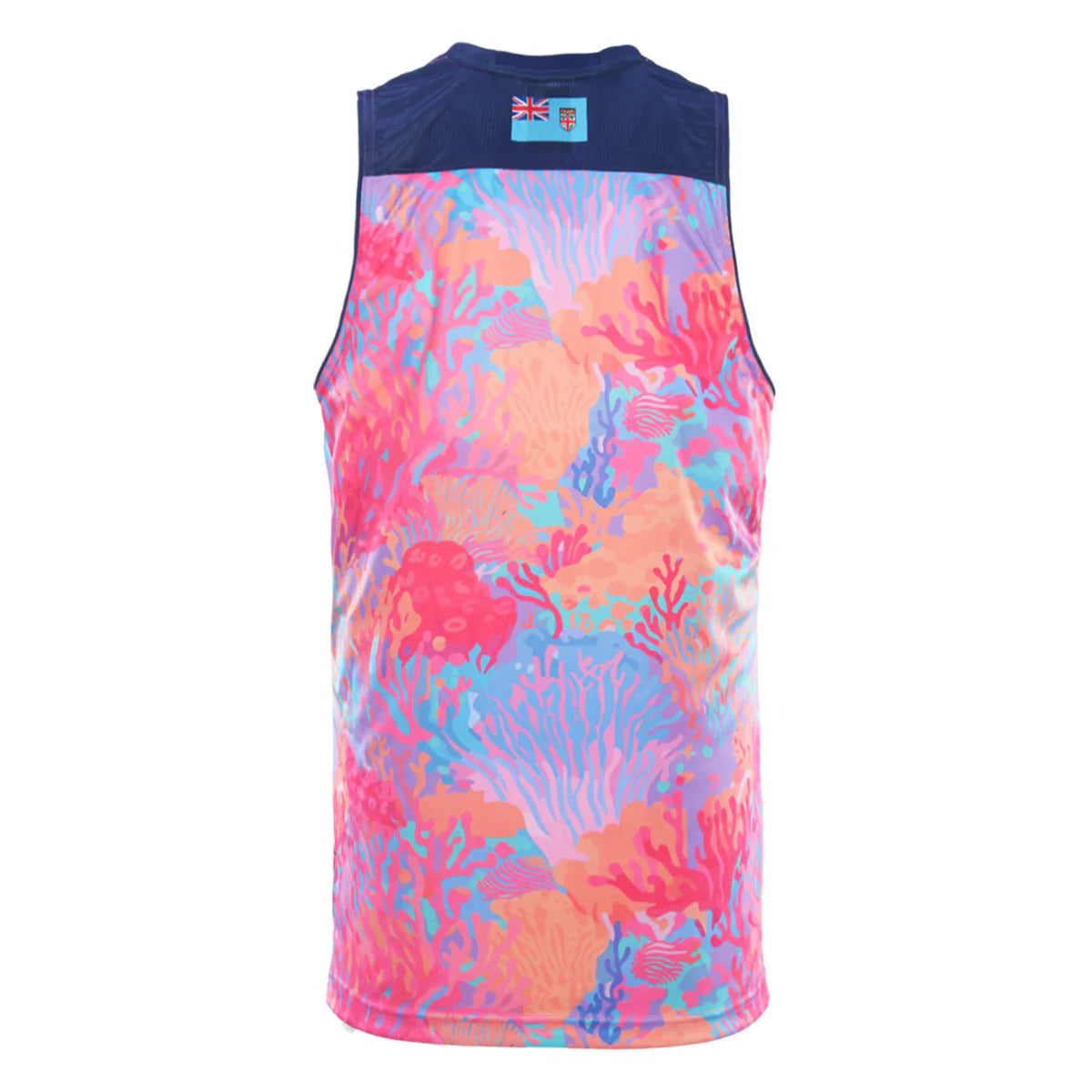 2025 Fiji Bati Training Singlet (Coral)
