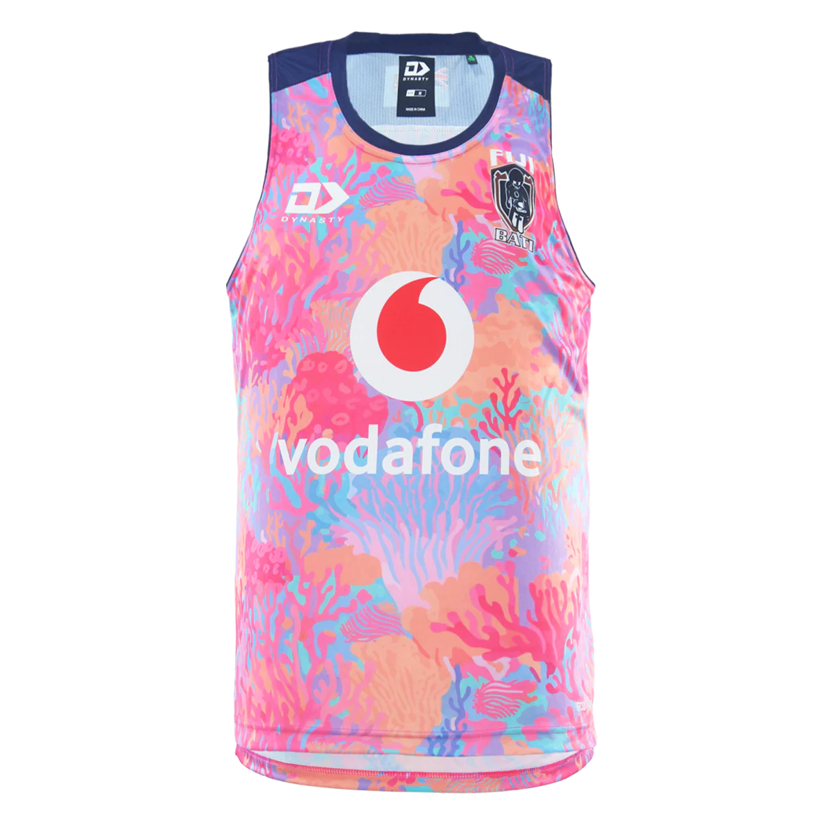2025 Fiji Bati Training Singlet (Coral)