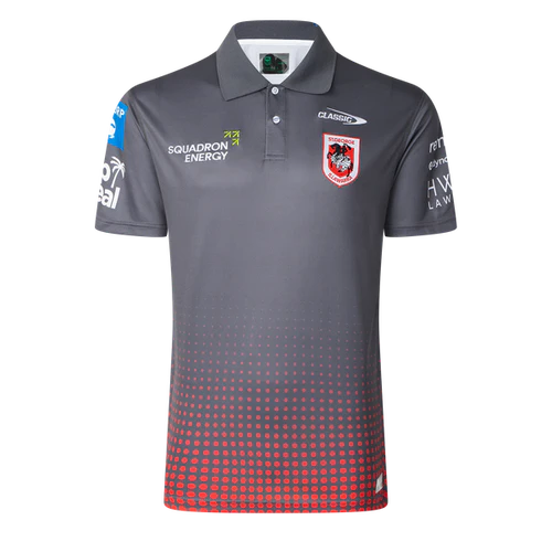 2025 St. George Illawarra Dragons Team Polo (Grey)