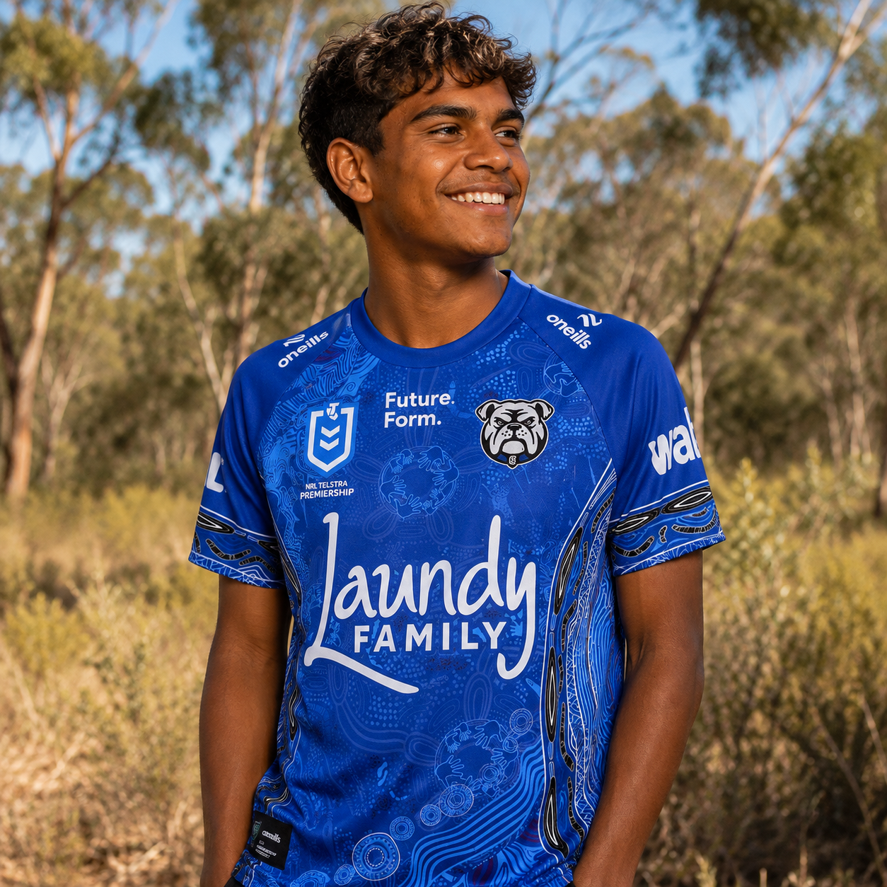 PREORDER: 2026 Canterbury Bankstown Bulldogs Indigenous Jersey - Kids (Due in-store between 31/7/26 - 5/8/26)