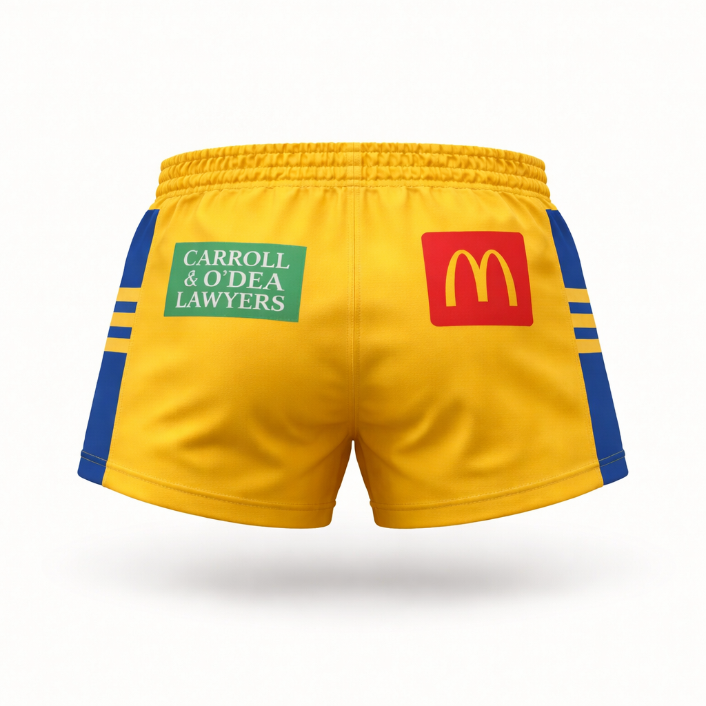 2026 Parramatta Eels Away Shorts - Yellow