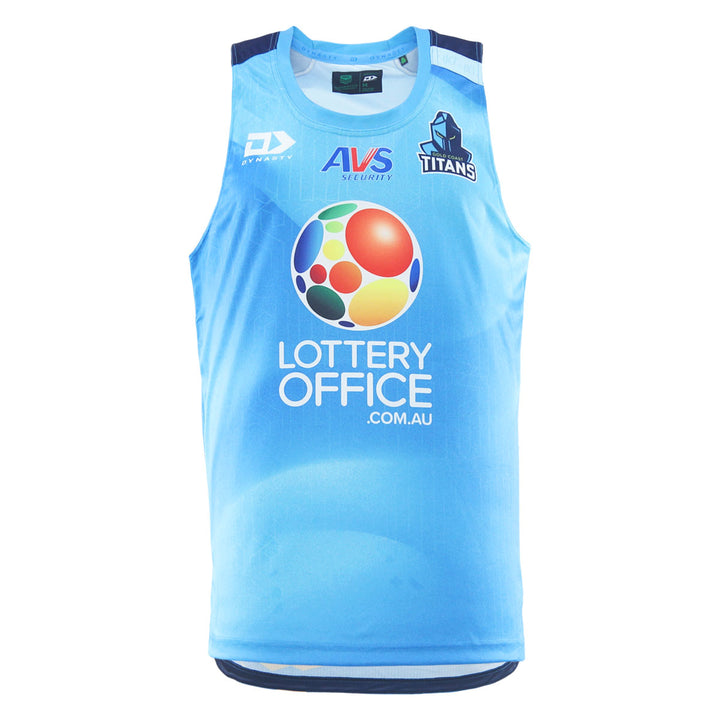 2026 Gold Coast Titans Training Singlet - (Cyan)