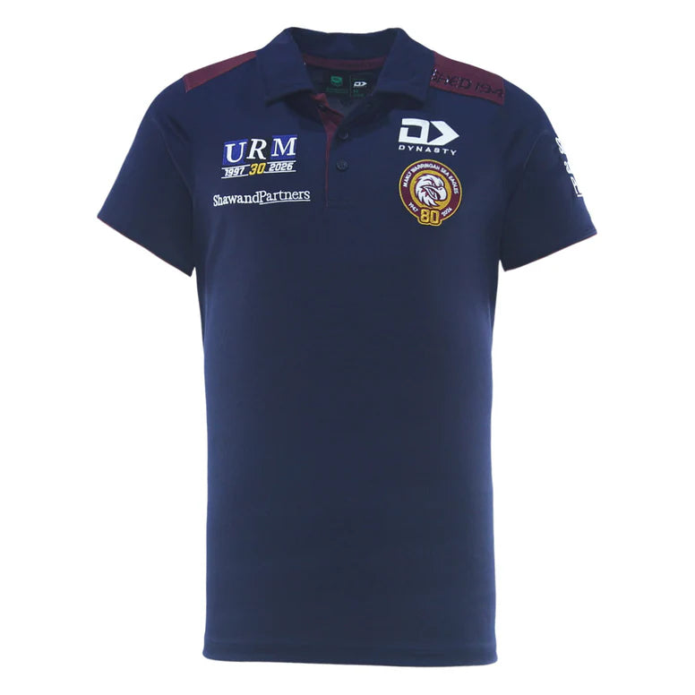 2026 Manly Warringah Sea Eagles Media Polo (Navy)
