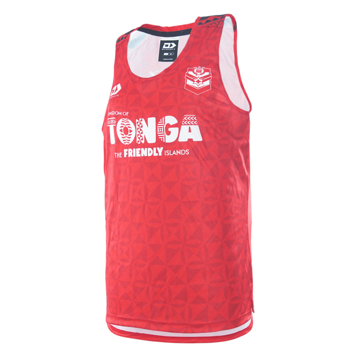 2026 RLWC Tonga Training Singlet (Red)