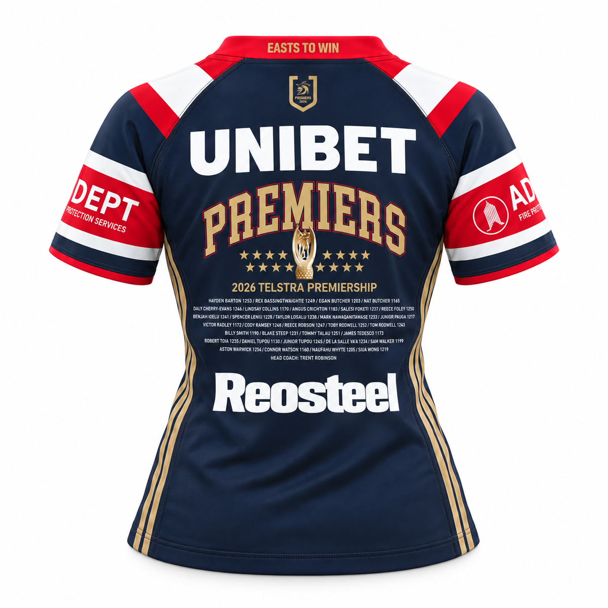 2026 Sydney Roosters Premiers Jersey - Womens (PREORDER - EXPECTED INSTORE EARLY DEC)